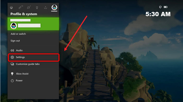 Xbox Profile Settings