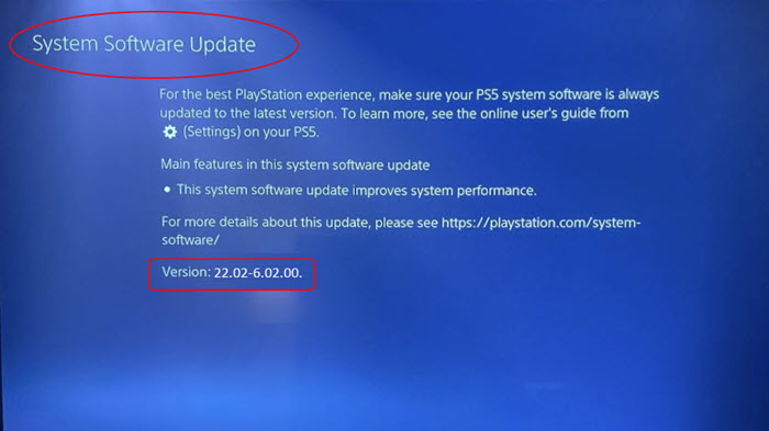 New ps5 system software update