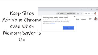 Sites active in Chrome