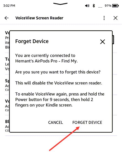 Forget Device