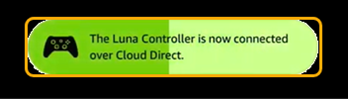 Luna Controller Connected