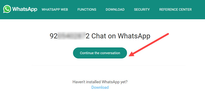 Send WhatsApp Message Without Adding Contact